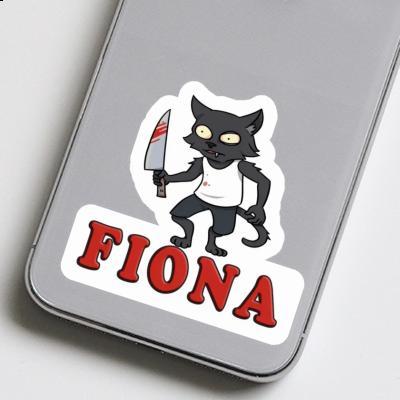 Sticker Psycho Cat Fiona Gift package Image