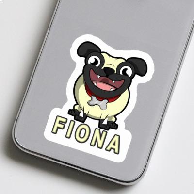 Sticker Fiona Pug Notebook Image