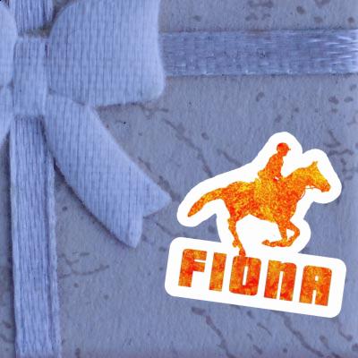 Fiona Sticker Horse Rider Image