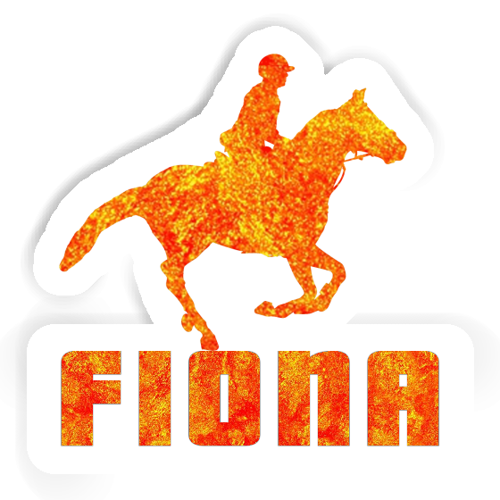 Fiona Sticker Horse Rider Notebook Image