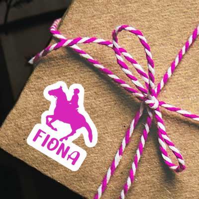 Fiona Sticker Horse Rider Image