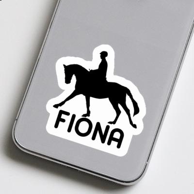 Fiona Sticker Horse Rider Laptop Image