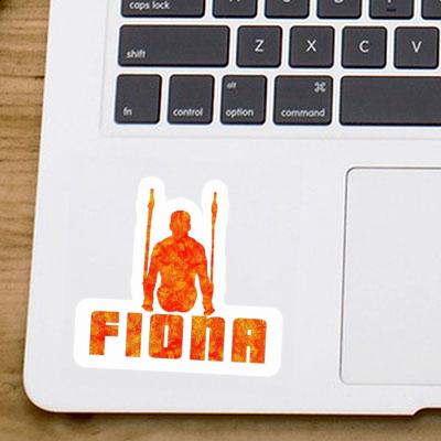 Ring gymnast Sticker Fiona Laptop Image