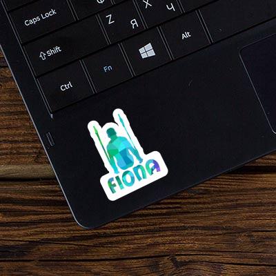 Fiona Sticker Ring gymnast Laptop Image