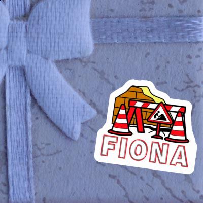 Fiona Sticker Road Construction Gift package Image