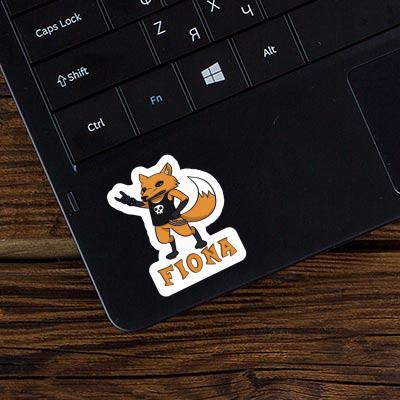 Fiona Sticker Fox Laptop Image