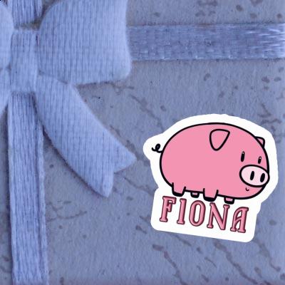 Cochon Autocollant Fiona Notebook Image