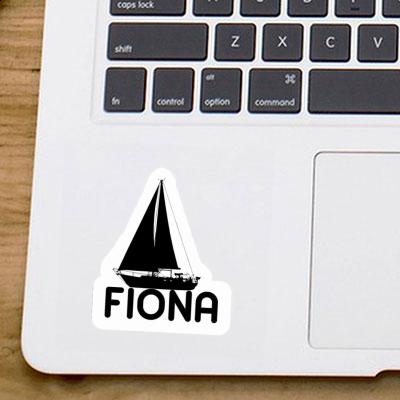 Sticker Fiona Sailboat Laptop Image