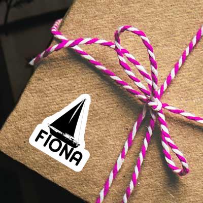 Sticker Fiona Sailboat Notebook Image