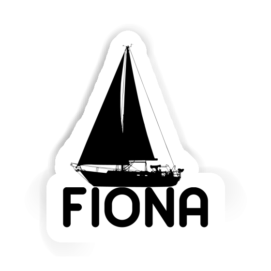 Sticker Fiona Sailboat Image