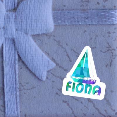 Fiona Sticker Sailboat Laptop Image