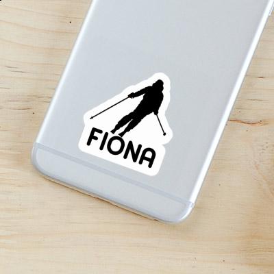 Skifahrerin Sticker Fiona Image