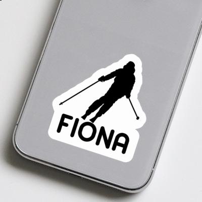 Skier Sticker Fiona Notebook Image