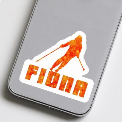 Sticker Fiona Skier Laptop Image