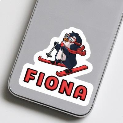 Sticker Skier Fiona Image