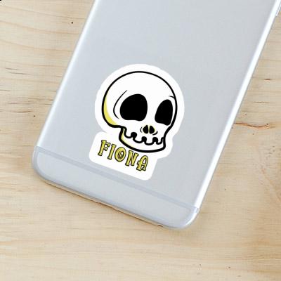 Skull Sticker Fiona Laptop Image