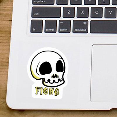 Skull Sticker Fiona Notebook Image