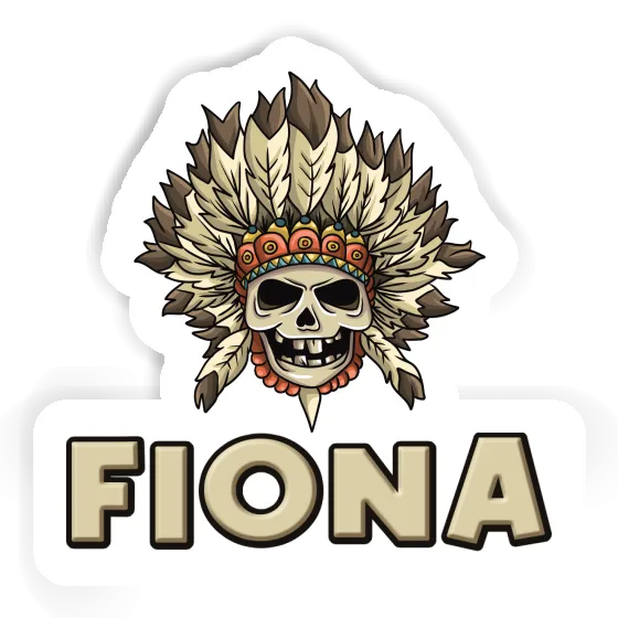 Fiona Sticker Kids Skull Image