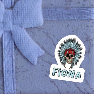 Indianer Totenkopf Sticker Fiona Laptop Image