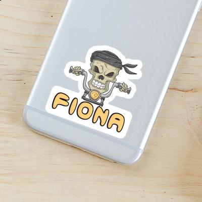 Fiona Sticker Motorcycle Rider Image