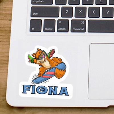 Sticker Fiona Boarderin Notebook Image