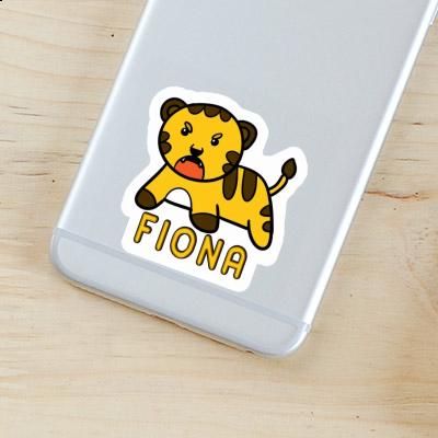 Fiona Sticker Baby Tiger Notebook Image