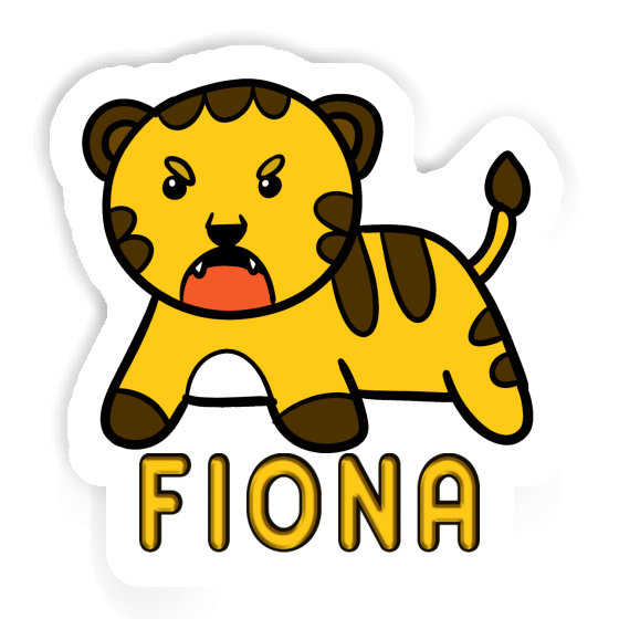 Fiona Sticker Baby Tiger Image