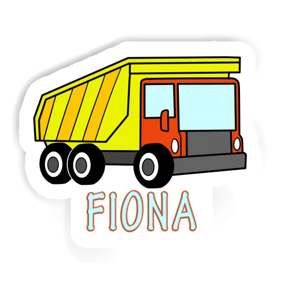 Sticker Dump Truck Fiona Gift package Image