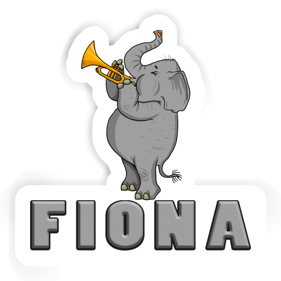 Fiona Sticker Trumpet Elephant Gift package Image