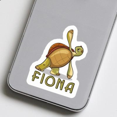 Sticker Fiona Yoga Turtle Image