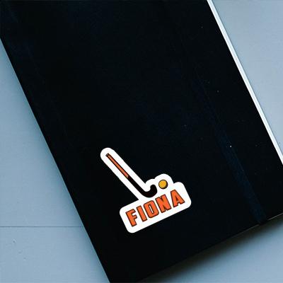 Fiona Sticker Floorball Stick Laptop Image