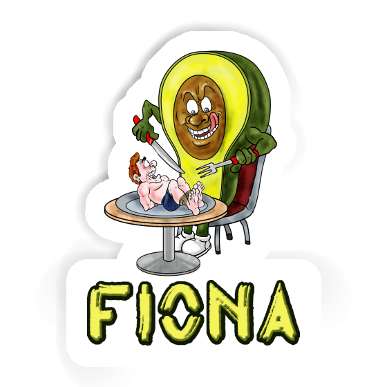 Fiona Sticker Avocado Laptop Image