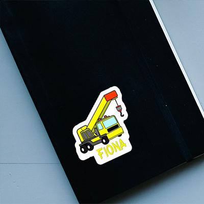 Vehicle Crane Sticker Fiona Laptop Image