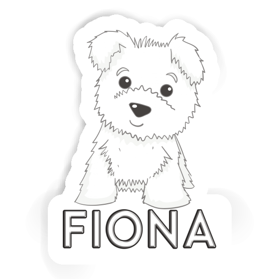 Sticker Terrier Fiona Laptop Image