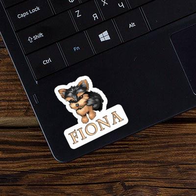 Sticker Yorkshire Terrier Fiona Gift package Image