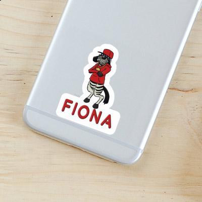 Sticker Fiona Zebra Laptop Image