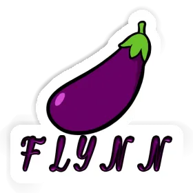 Autocollant Aubergine Flynn Image