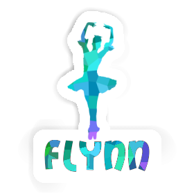 Flynn Autocollant Ballerine Image