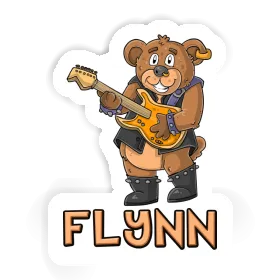 Flynn Autocollant Ours rockeur Image