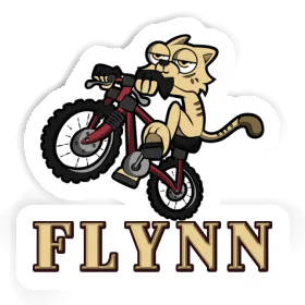 Chat à vélo Autocollant Flynn Image