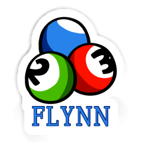 Billardkugel Sticker Flynn Image