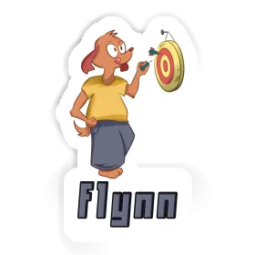 Sticker Darts Player Flynn Image