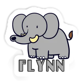 Flynn Autocollant Éléphant Image