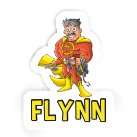 Flynn Autocollant Électricien Image