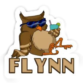 Flynn Autocollant Hibou Image