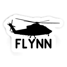 Flynn Sticker Helicopter Image