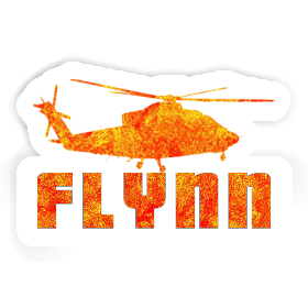 Flynn Sticker Helicopter Image