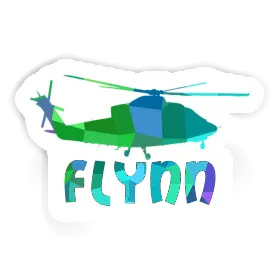Flynn Sticker Helicopter Image