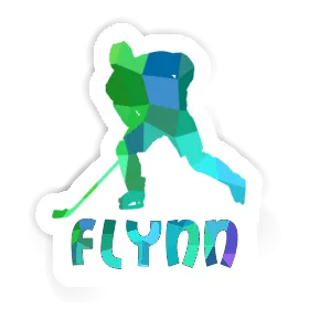 Eishockeyspieler Aufkleber Flynn Image