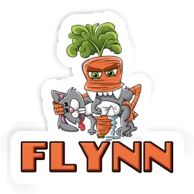 Autocollant Carotte monstre Flynn Image
